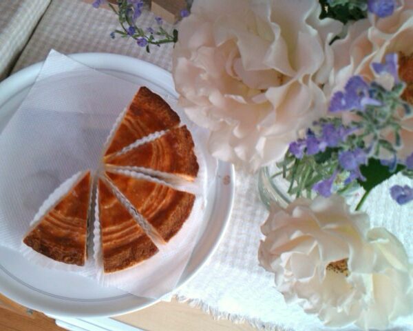ケーキとお花